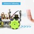 画像3: Microbit Mecanum 4WD ロボットカー V2.0 Python対応 Keyestudio学習キット S22d7476890270 (3)