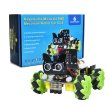 画像5: Microbit Mecanum 4WD ロボットカー V2.0 Python対応 Keyestudio学習キット S22d7476890270 (5)