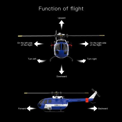 画像2: C186max RC ヘリコプター 6 軸ジャイロスコープ 2.4 グラム 4CH エルロンフリー ヘリコプター オプティカルフローポジショニング S22d7481017495