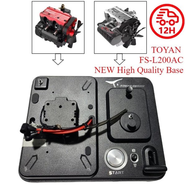 画像1: FS-L200-Base: 新しい TOYAN FS-L200 エンジンベースモデルフル メタル手作り 電動ハイエンド 科学実験 教材 エンジンベース S22d7520422676 (1)