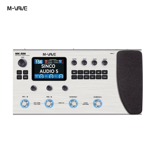 画像1: [MK300] M-VAVE マルチエフェクトペダル ギターペダル MK300/Blackbox/Tank-G/Tank-B/TANK-MINI/Cube Baby/LOST TEMPO エレキギターエフェクトペダル S22d7539930625_1 (1)