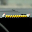 画像1: かわいいミニ動物の車のダッシュボードアクセサリー、楽しい動物の車のバックミラーの装飾、室内装飾、妖精の庭、家の車へのギフト S25d7540045606 (1)