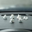 画像9: かわいいミニ動物の車のダッシュボードアクセサリー、楽しい動物の車のバックミラーの装飾、室内装飾、妖精の庭、家の車へのギフト S25d7540045606 (9)