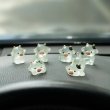 画像10: かわいいミニ動物の車のダッシュボードアクセサリー、楽しい動物の車のバックミラーの装飾、室内装飾、妖精の庭、家の車へのギフト S25d7540045606 (10)