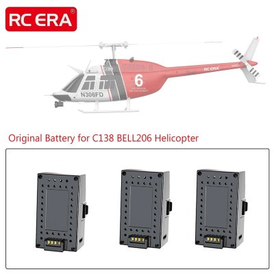 画像1: オリジナル RC ERA C138 BELL 206 ヘリコプター 7.4V 350mAh LiPo バッテリー C138 BELL206 RC ヘリコプター  S22d7552923997