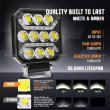 画像3: 高輝度LEDオフロードライト フォグランプ 車 トラック ATV SUV ボート作業灯 S22d7709801280 (3)