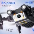 画像2: XIAOMI 4DRC V30 ミニドローン 4K 1080P HDカメラ搭載 FPV RCクアッドコプター プロ仕様 五方向障害物回避 ヘリコプター型ドローン 空撮用 S22d7713025976 (2)