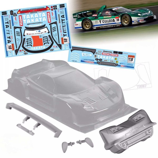 画像7: 1/10 PC RC NSX 2007 ボディシェル 幅190mm ホイールベース260mm ランプシェードテール 透明シェル チューニング用 Dirft MST ヨコモ HPI HSP S25d7745682054 (7)