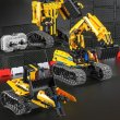 画像2: 520個RC変形ロボット掘削機レーシングカー建設玩具 S22d7791912133 (2)