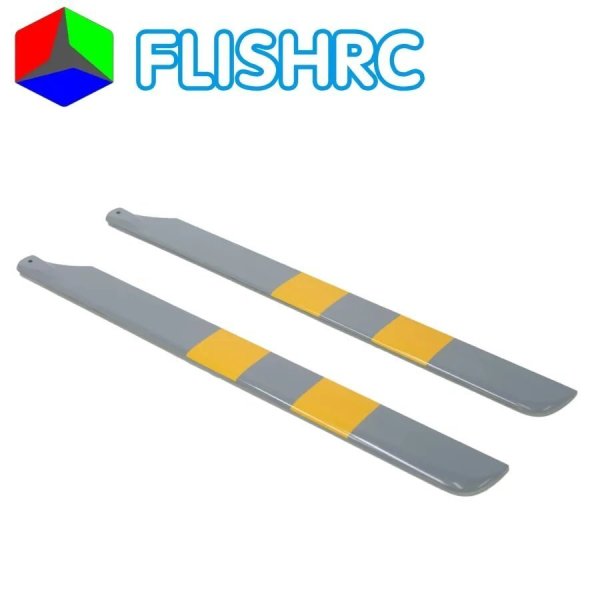 画像1: イエロー - FLISHRC グラスファイバー メイン ブレード 430MM スケール ヘリコプター アクセサリー S22d7815357830_0 (1)