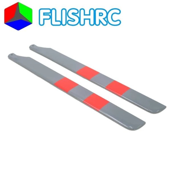 画像1: 赤 - FLISHRC グラスファイバー メイン ブレード 430MM スケール ヘリコプター アクセサリー S22d7815357830_1 (1)