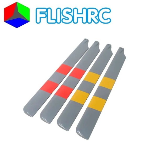 画像1: 4 ブレード - FLISHRC グラスファイバーメインブレード 430MM スケール ヘリコプター アクセサリー S22d7815357830_4 (1)