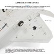 画像4: Freewing 64 ミリメートル F-22 ラプター V2 バージョン 4 チャンネルブラシレスシミュレーションモデル RC 航空機戦闘機 PNP S22d7816587599 (4)