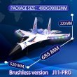 画像3: RC飛行機 水陸空 J11-Pro リモートコントロール飛行機 ブラシレスモーター 6チャンネル 防水 電動模型 ギフト S22d7822340076 (3)
