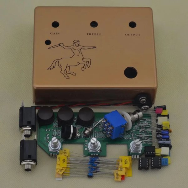 画像1: 自作 クローン ケントゥルス プロ ギター オーバードライブ ペダル キット S22d7852108972 (1)