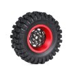 画像6: アルミカーボン 1.2インチ ビードロックホイール 1/24 FMS24 SCX24 1/18 TRX4M クローラー S22d7961417736 (6)