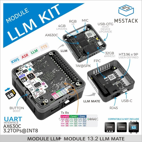 画像1: M5stack公式LLM（大規模言語モデル）モジュールキット（AX630C） S22d8013248027 (1)
