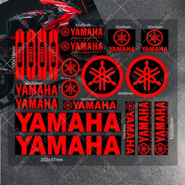 画像10: ビニール製バイクステッカー ヤマハ ステッカー ロゴ デカール YAMAHAS バイク ヘルメット 車 MT 07 09 R1 R3 R6 NMAX TMAX XMAX TENERE 700 JOG S20d8036513459 (10)