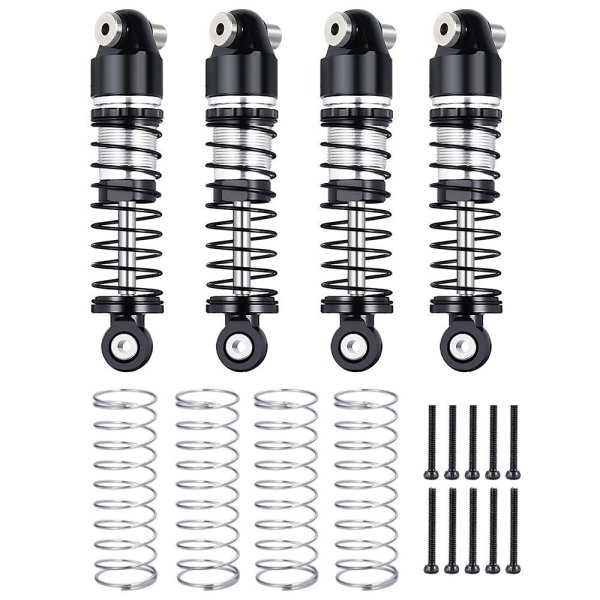 画像9: AXSPEED 4個 アルミ 33/36/38/43/48mm オイルショックアブソーバー ダンパー Axial SCX24 デッドボルト C10 ラングラー グラディエーター ブロンコ 1/24 RCカー用 S20d8094514360 (9)