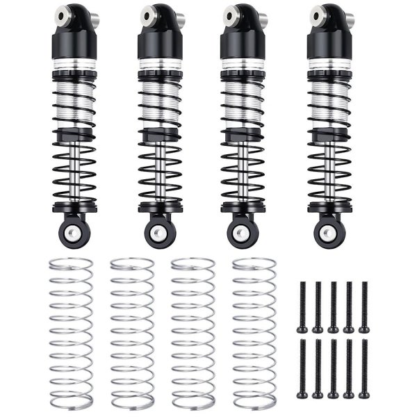 画像10: AXSPEED 4個 アルミ 33/36/38/43/48mm オイルショックアブソーバー ダンパー Axial SCX24 デッドボルト C10 ラングラー グラディエーター ブロンコ 1/24 RCカー用 S20d8094514360 (10)