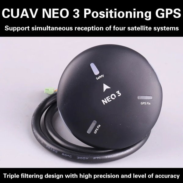 画像1: CUAV Pixhawkコンパス用新NEO 3 GNSS U blox M9N GPSモジュール Ardupilot PX4オープンソースUAVナビゲーションをサポート S22d8117945627 (1)