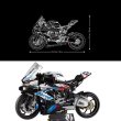画像4: オートバイ ブロック 模型 難易度高め 知育玩具 S22d8123048920 (4)