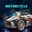 画像2: 1228個シティテクニカルRC機関車バイクMOCブロックモデル S22d8144964213 (2)