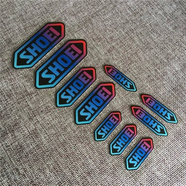 画像10: SHOEIヘルメット風防ガラス用3M反射ステッカーMOTO GP車ステッカーデカールレーシングバイク8CMx20CM/セット S20d8151502532 (10)