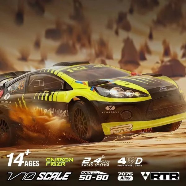 画像1: Ralaro 1/10 RCカー XTS F10 ラリー ドリフト オフロード RTR 2.4GHz 大人/子供 玩具 S22d8156871933 (1)