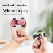 画像3: 1:64 ミニRCオフロードカー 合金製クール照明 衝撃吸収 子供向け デスクトップ玩具 ギフト S22d8237624829 (3)
