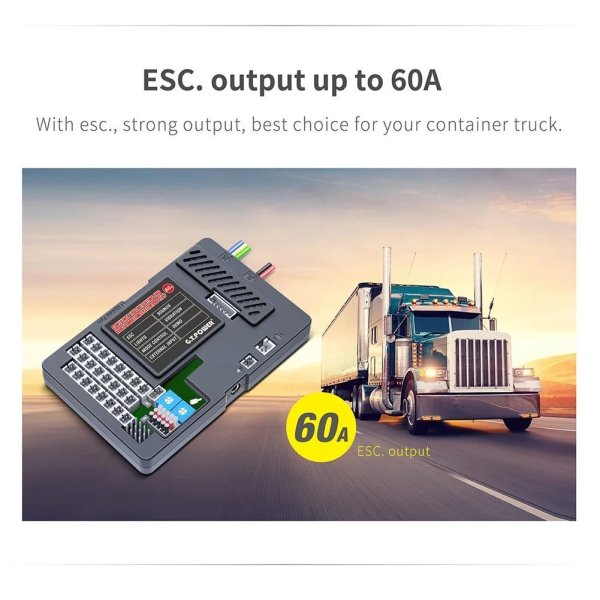 画像5: G.T.パワーコンテナトラックRCカー用60A ESC出力照明&音声振動システムPRO部品 S20d8248027976 (5)