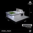 画像7: 1/64 サンライトルームジオラマ ライト ディスプレイ コレクション ギフト S22d8285637305 (7)