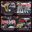 画像4: MOC V8エンジンモデル 電動駆動車 ブロックセット 知育玩具 クリスマス S22d8290738343 (4)