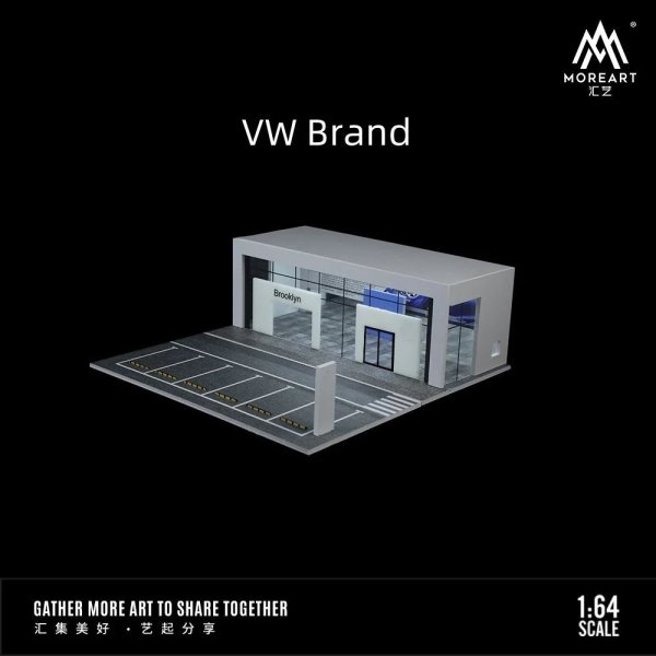 画像1: 【VWブランド】MoreArt+TimeMicro 1:64 サンルームライトバージョン組み立てディスプレイシーン S22d8291438388_18 (1)