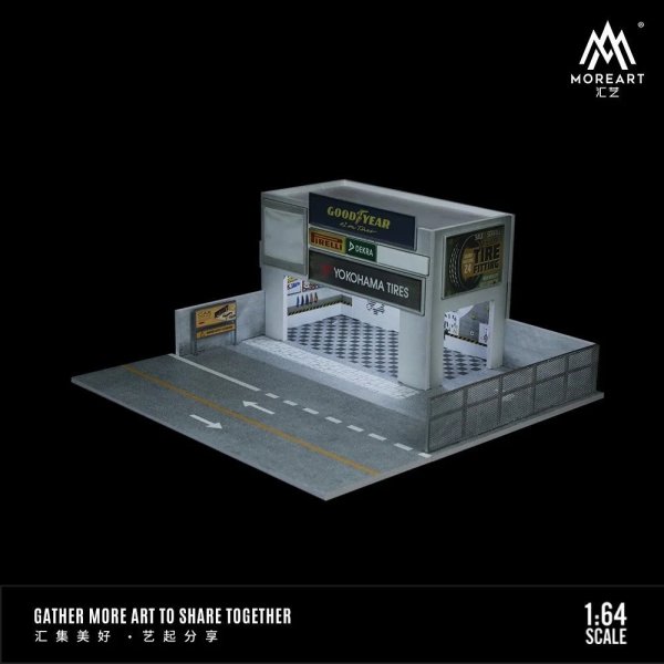 画像1: 【改造ショップ】MoreArt+TimeMicro 1:64 サンルームライトバージョン組み立てディスプレイシーン S22d8291438388_28 (1)