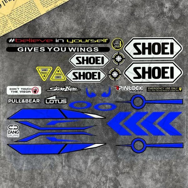 画像10: 反射ヘルメットステッカー バイザー 風防ガラスレンズ 防水デカール レーシング バイクアクセサリー 車 バイク SHOEI HJC KYT用 S20d8367611626 (10)