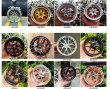 画像6: ダイキャストカーモデル金属BBS RAYSホイール改造卓上展示 S20d8384972312 (6)