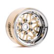 画像2: INJORA ModuWheel 1.0 インチ真鍮 & アルミビードロック ホイール 1/18 1/24 RC クローラー S22d8455059755 (2)