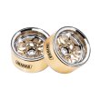 画像6: INJORA ModuWheel 1.0 インチ真鍮 & アルミビードロック ホイール 1/18 1/24 RC クローラー S22d8455059755 (6)