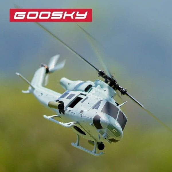 画像1: Goosky E2 RCヘリコプター UH-1Y Venom 3Dスタント デュアルブラシレス S22d8467662274 (1)