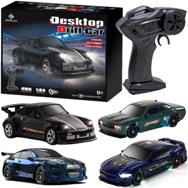 画像1: 1/43 ドリフトラジコン 4WD 高速 RTR ギフト最適 S22d8470890694_1 (1)