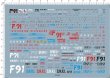 画像3: 1/144 HG F91 VSBR 水転写デカール 高品質マーキング S22d8492460874 (3)