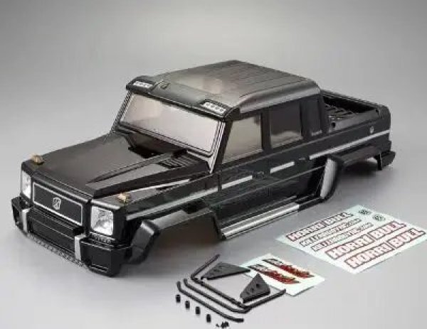 画像1: オリジナル 1/10 スケール クローラー PC ボディシェル HORRI BULL ホイールベース 313mm ランプシェード付き Axial TRAXXAS CROSSRC MST RGT VP に適合 S22d8507485706 (1)