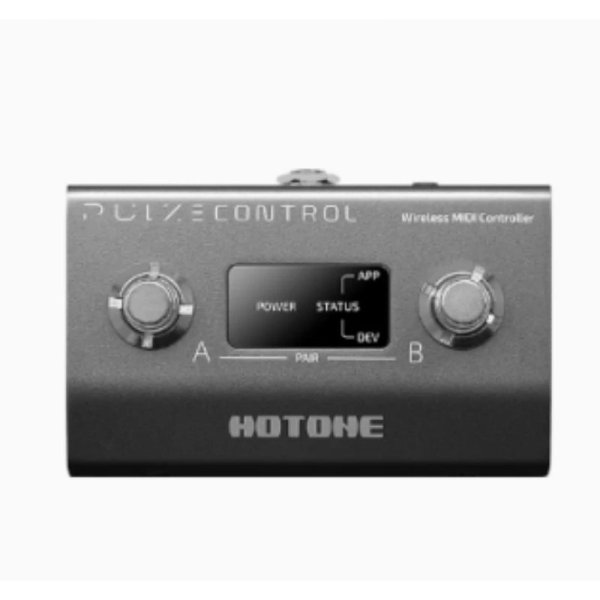 画像1: Hotone Pulze Control ワイヤレス MIDI コントローラー、外部フットスイッチ/エクスプレッションペダルを接続できる CTRL/MIDI TRS ジャック付き S22d8533303012 (1)