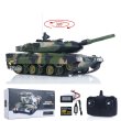 画像2: Heng Long 3809 1/24 ミニRCタンク Leopard2A5 リモートコントロールバトルタンクモデル BB 赤外線バトルパンツァー車両カーモデルおもちゃ S22d8563149628 (2)