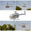 画像2: FLYWING BO105 スケールヘリ 4枚羽 RCヘリ 470クラス 高リアル 自動帰還 S20d8576077085 (2)
