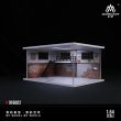 画像3: MoreArt 1/64 ジオラマ 倉庫修理工場 照明駐車場 ギフト S22d8584768464 (3)
