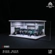 画像6: MoreArt 1/64 ジオラマ 倉庫修理工場 照明駐車場 ギフト S22d8584768464 (6)