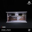 画像7: MoreArt 1/64 ジオラマ 倉庫修理工場 照明駐車場 ギフト S22d8584768464 (7)