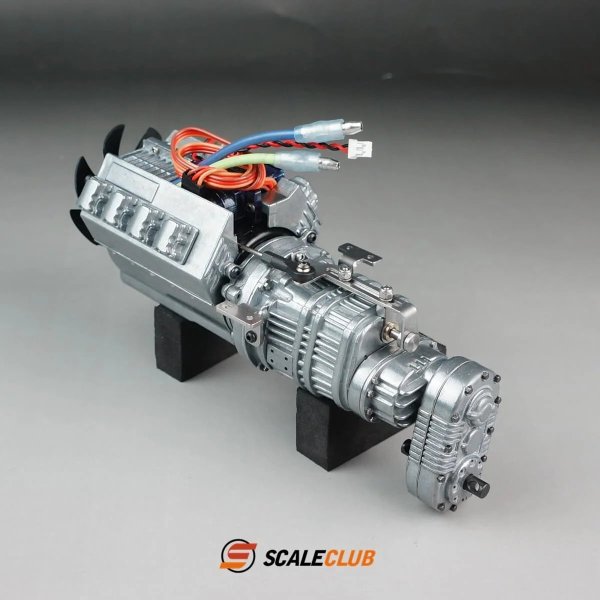 画像8: SCALECLUB 1/14 RC 3速ギアボックス タミヤ1/14トラクタートラックRCカーパーツ 27T 35Tモーター S20d8587443310 (8)